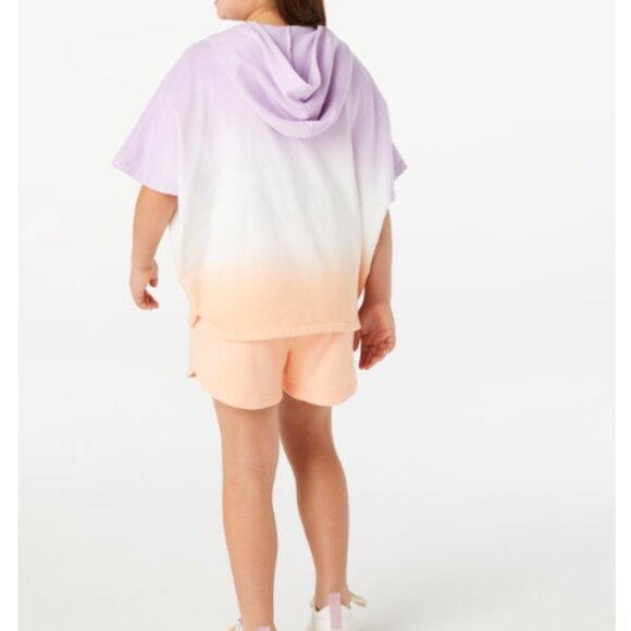 Free Assembly Fleece Poncho & Shorts - Picture 3 of 14